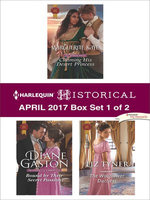 cover image of Harlequin Historical April 2017, Box Set 1 of 2